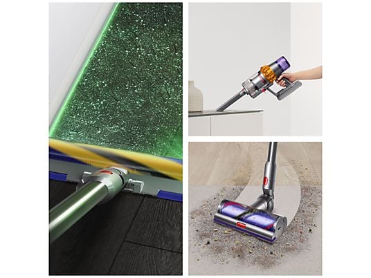 DYSON V15 Detect Absolute - Steelstofzuiger incl. kruimelzuiger