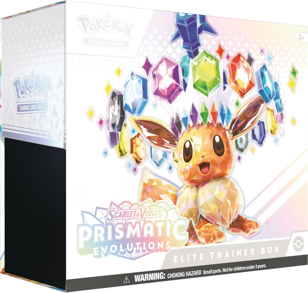 Pokémon TCG: Scarlet &amp; Violet – Prismatic Evolutions Elite Trainer Box Case (10 stuks)