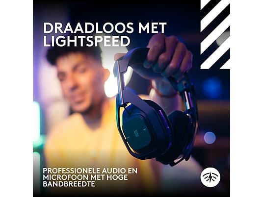 Logitech G Astro A50 X LIGHTSPEED Draadloze Gaming Headset – Zwart