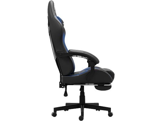 HICON Lambeth Gaming Stoel met Voetsteun Verstelbare Game stoel Blauw