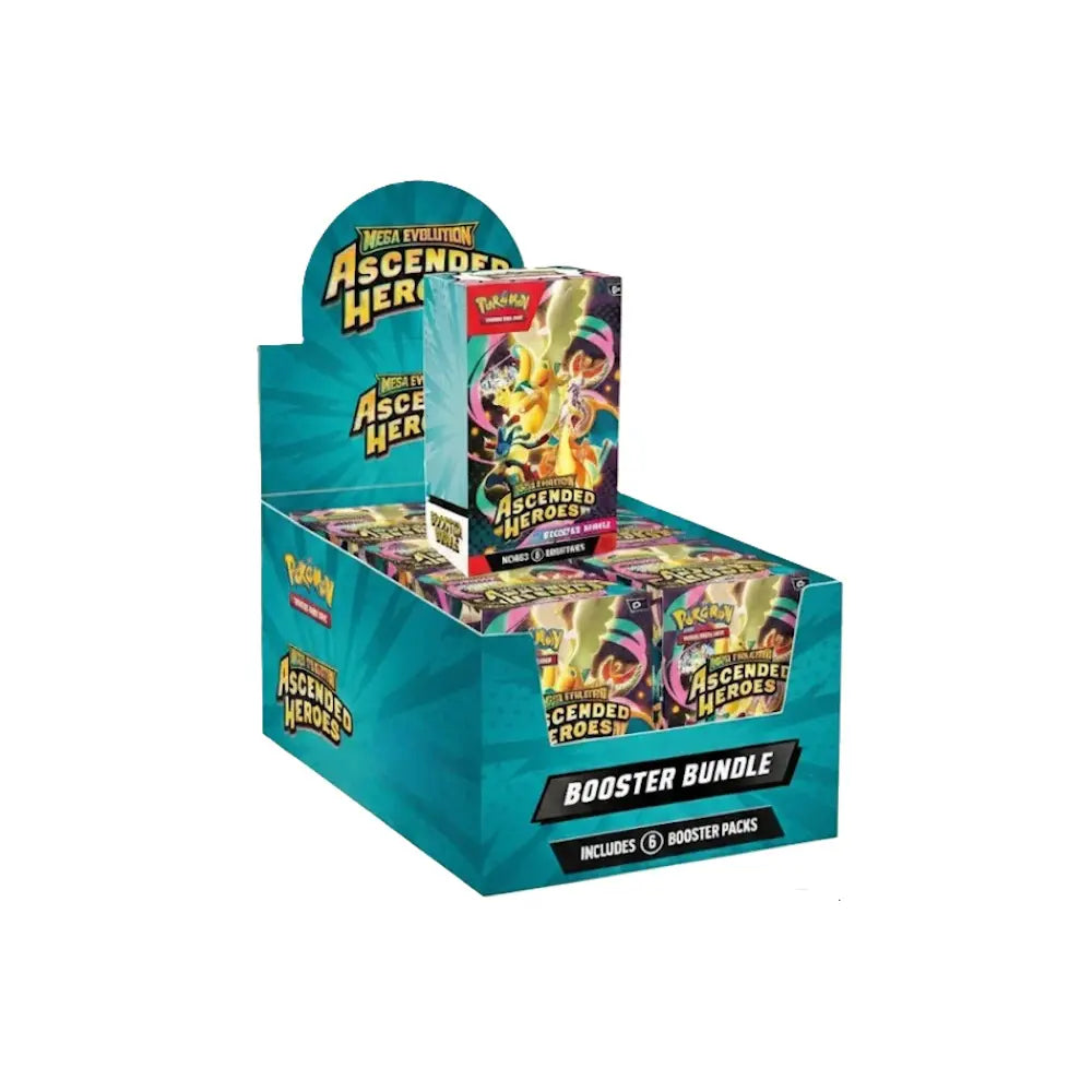 Pokémon TCG: Mega Evolution – Ascended Heroes Booster Bundle Display