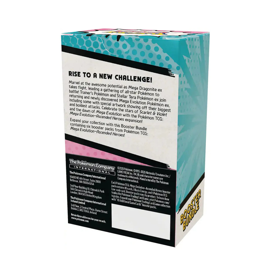 Pokémon TCG: Mega Evolution – Ascended Heroes Booster Bundle