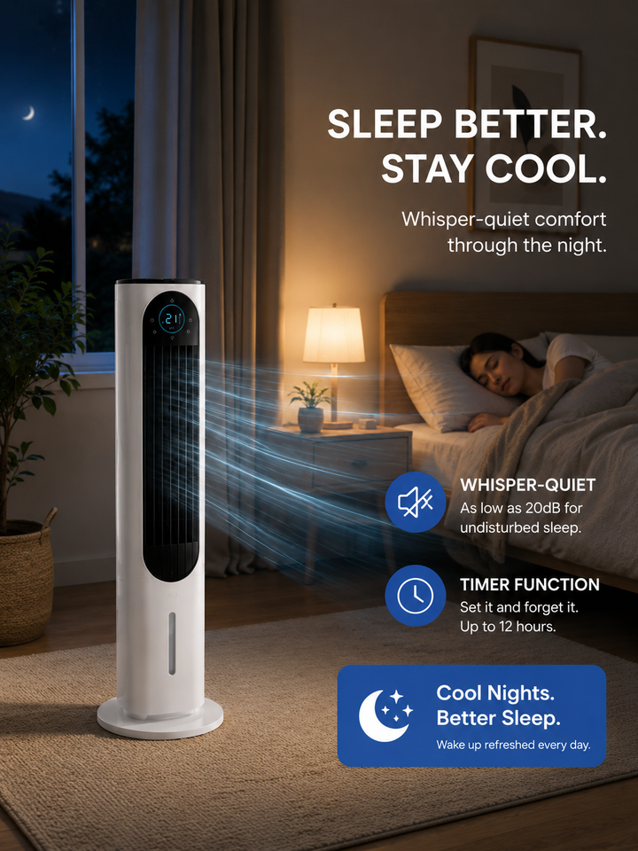 Draagbare Staande Airco Premium — 30 m² Pro Koeling
