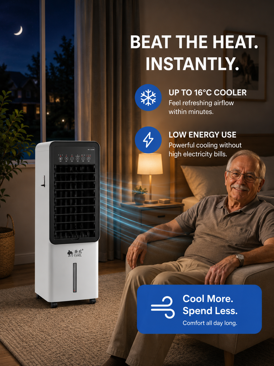 Staande Ultra Airco 2026 — Zonder Installatie 25 m²
