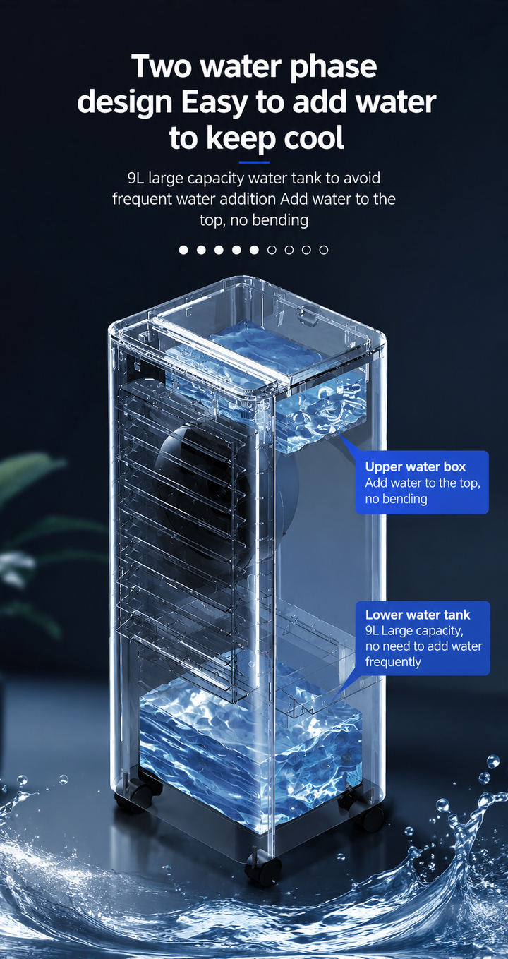 Coldest Breeze™ Lite 2026 — Draagbare Airco Nieuwe Generatie