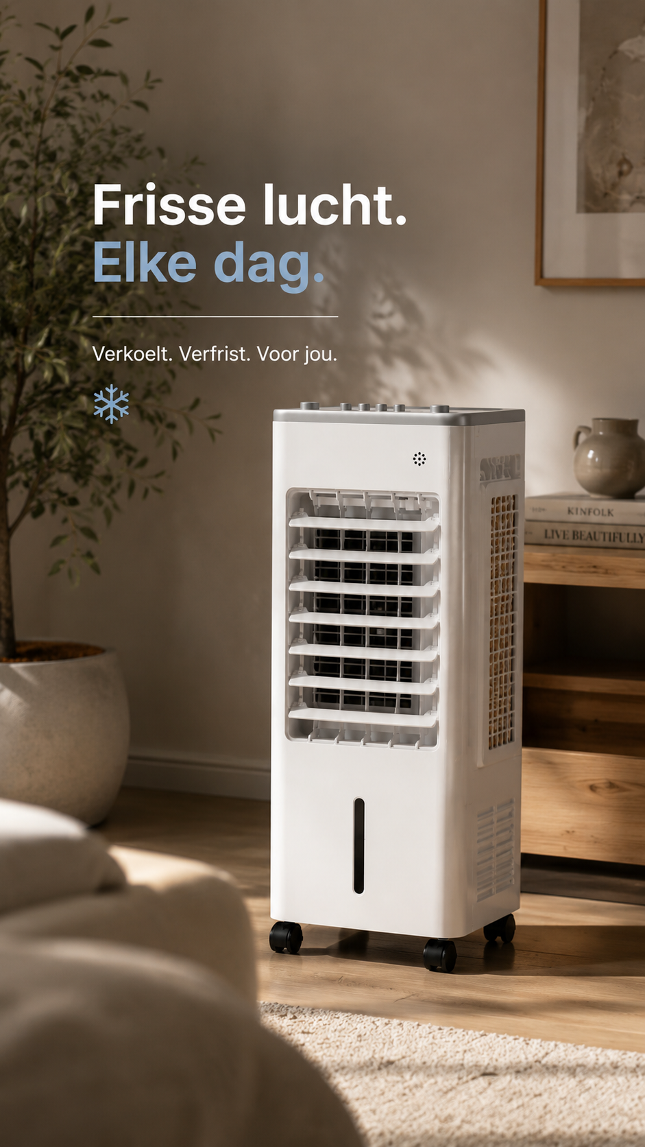 Coldest Breeze™ Lite 2026 — Draagbare Airco Nieuwe Generatie