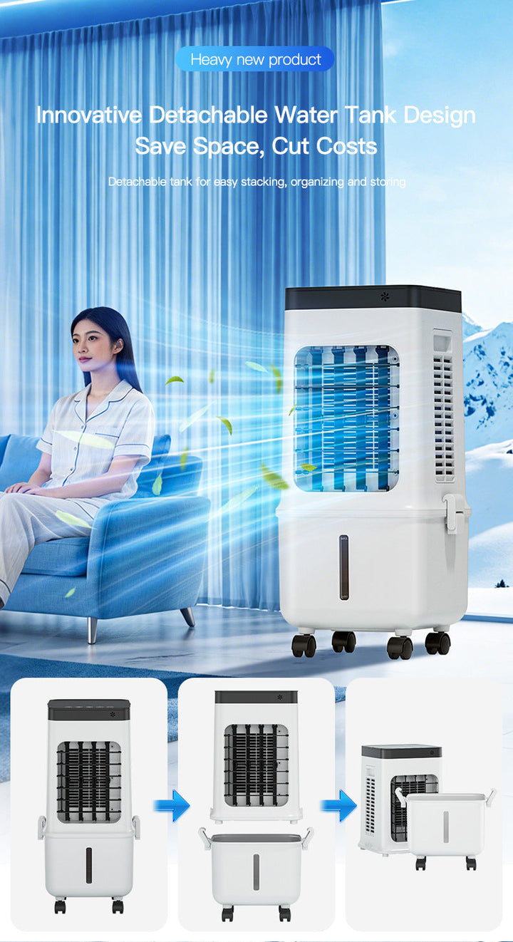 Coldest Breeze™ Pro — Airco 9000 BTU 4-in-1 Fluisterstil