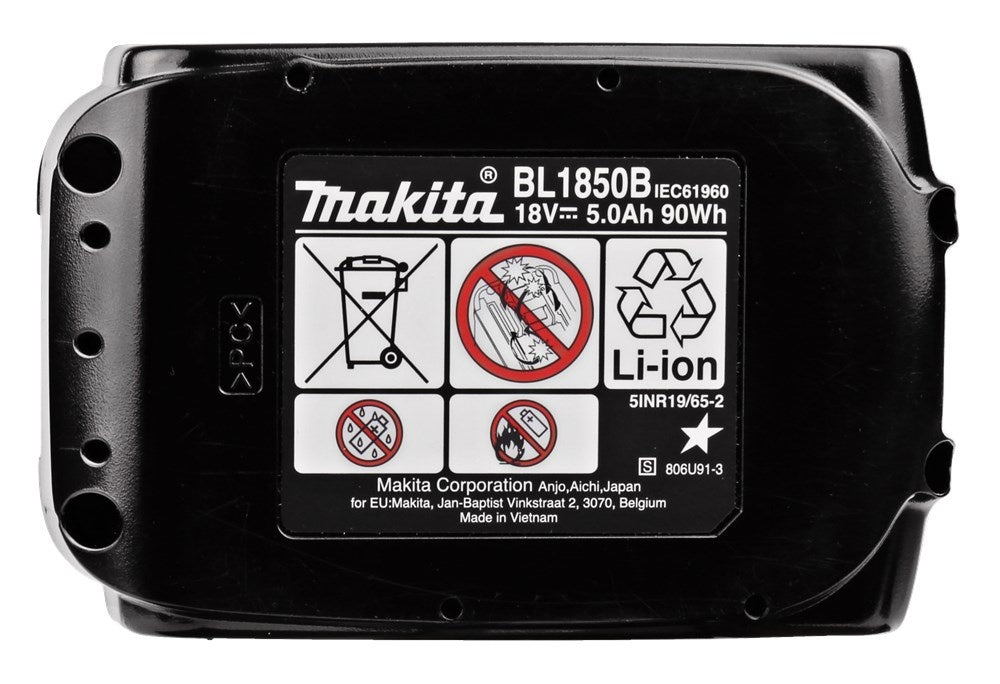 Makita Battery 18V 5.0 Ah - BL1850B