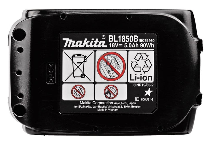 Makita Battery 18V 5.0 Ah - BL1850B