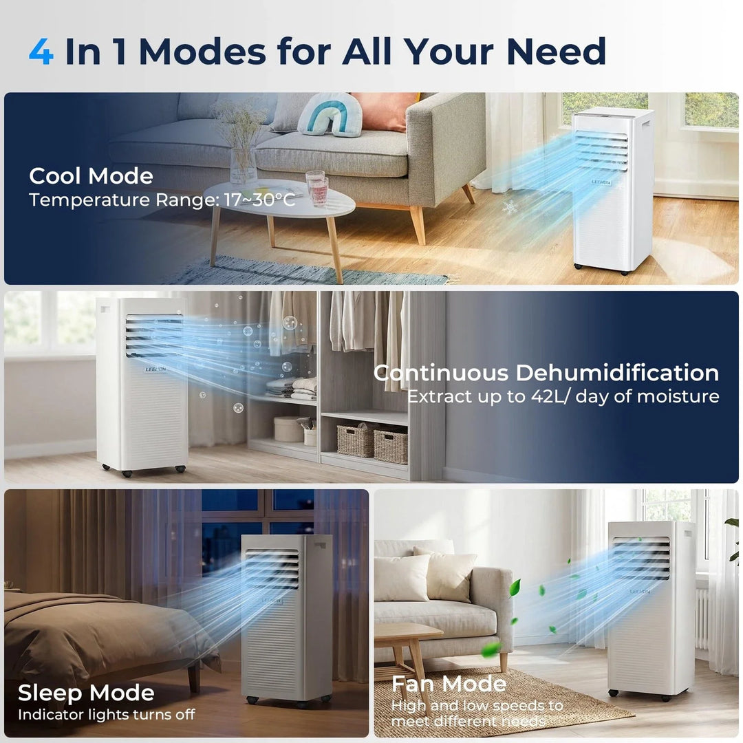 LEENON Mobiele Airconditioner 9000 BTU